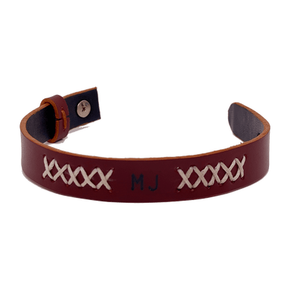 Maroon hand-crafted band