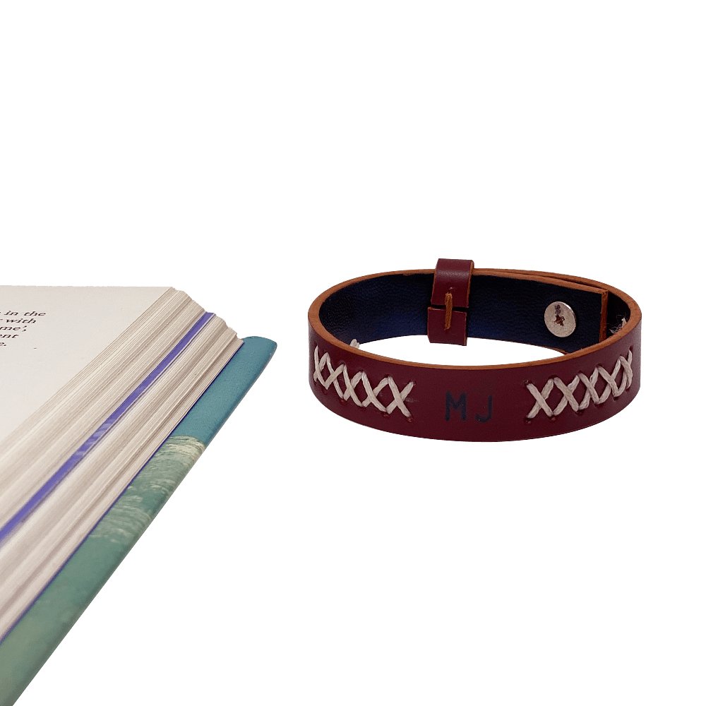 Maroon hand-crafted band