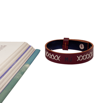 Maroon hand-crafted band