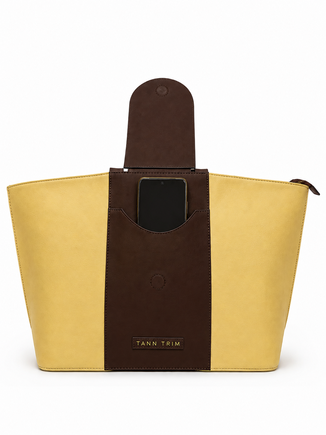 Butter Yellow Oversized Arch Tote Bag
