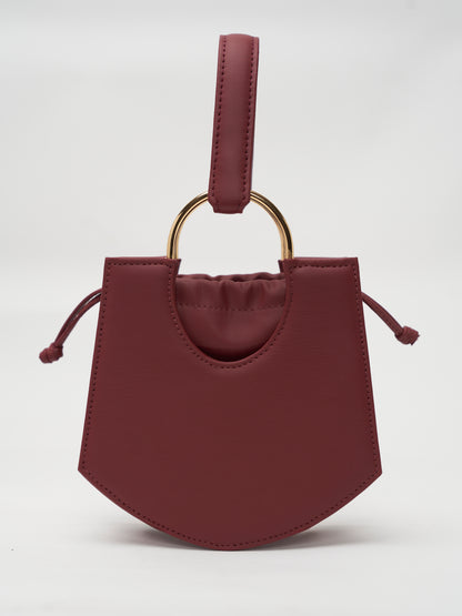 Berry Red Scrunchie Wristlet