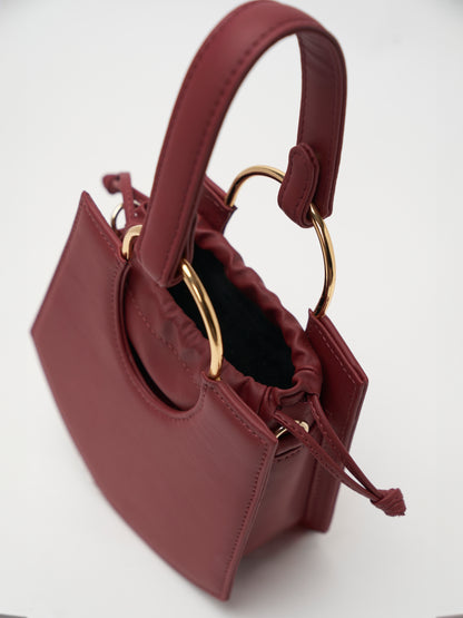 Berry Red Scrunchie Wristlet