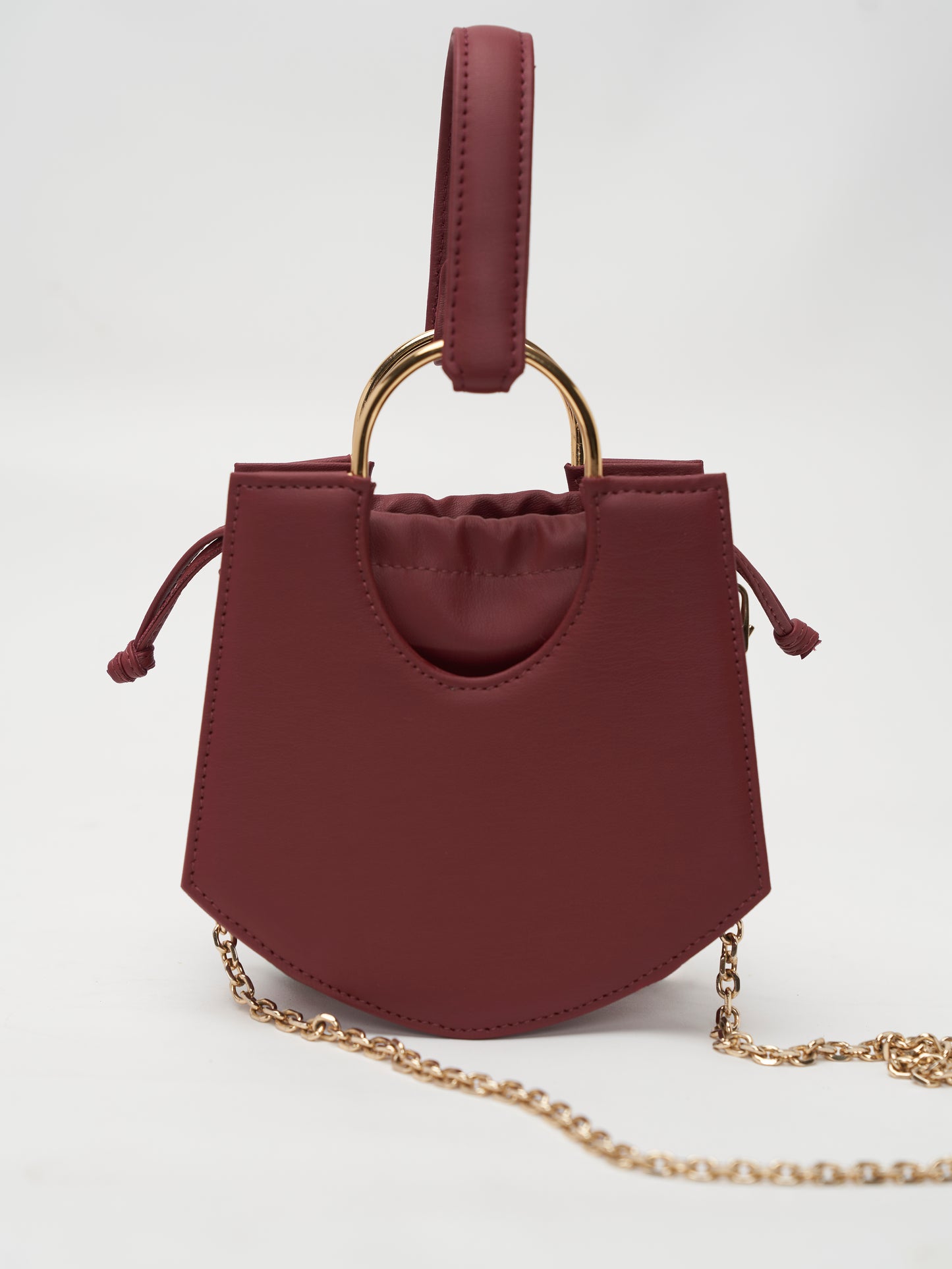 Berry Red Scrunchie Wristlet