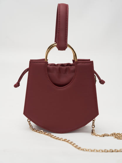 Berry Red Scrunchie Wristlet