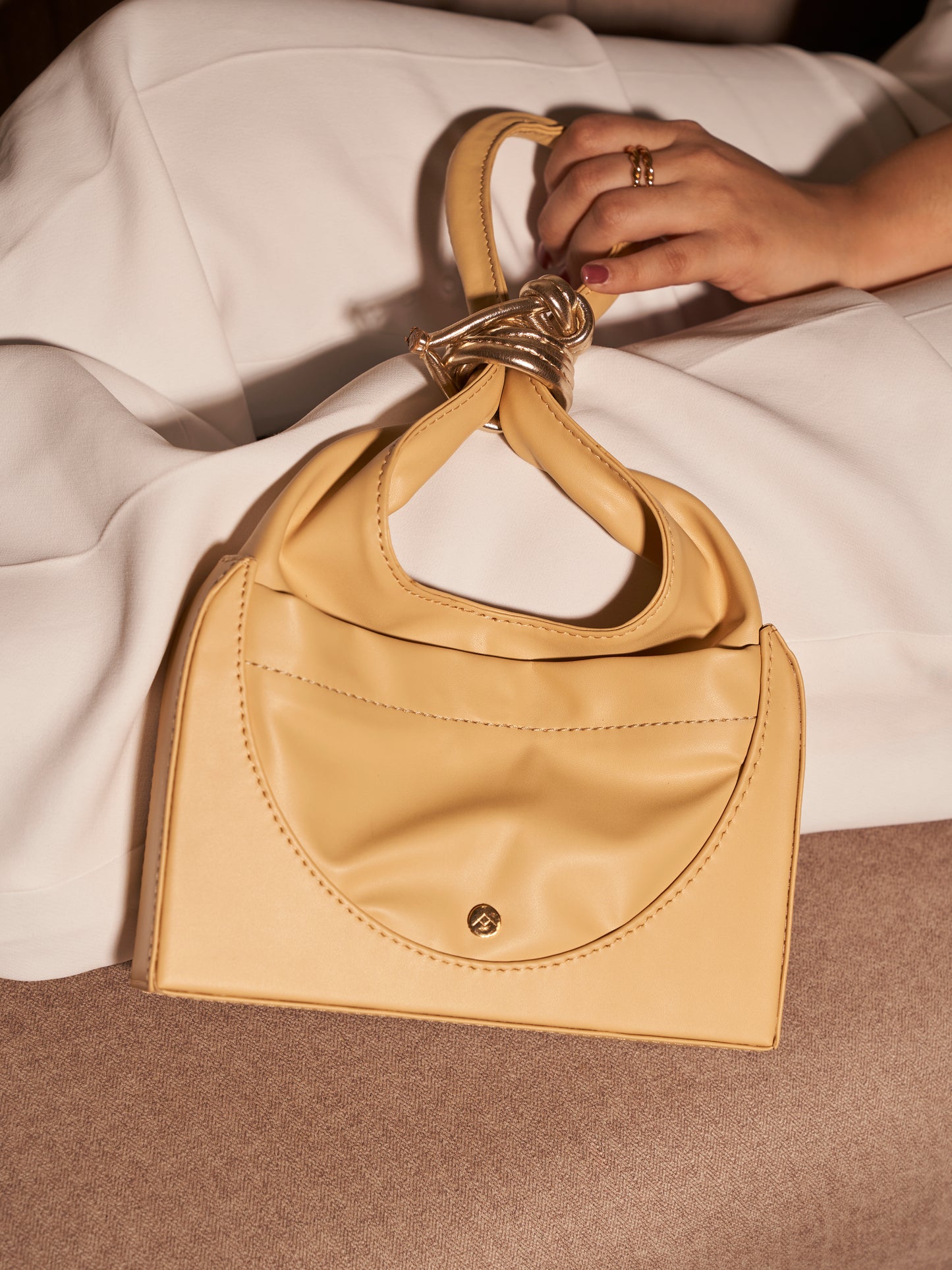 The Yellow Knott wristlet