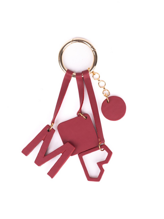 Berry Red Bag charm
